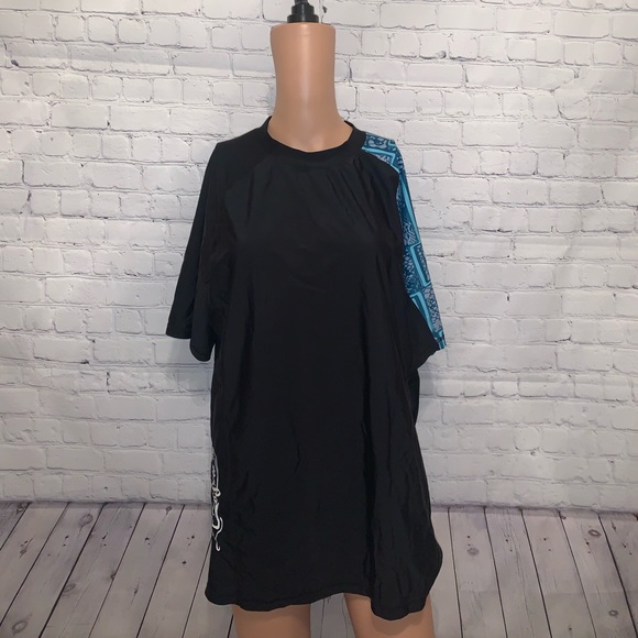 huge sports Other - HUGE Sports Black & Blue Swim Shirt size 2XL